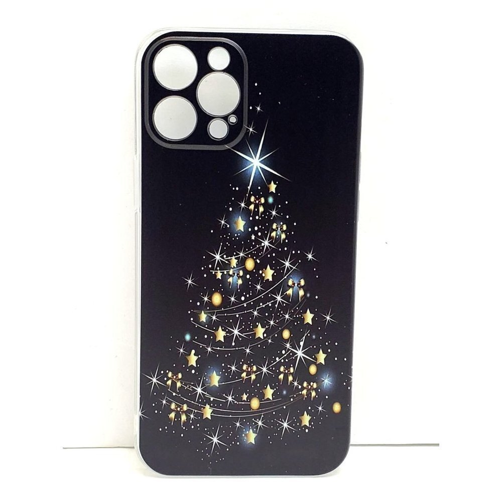 Iphone 12 Pro Max Lighted Tree Black Background